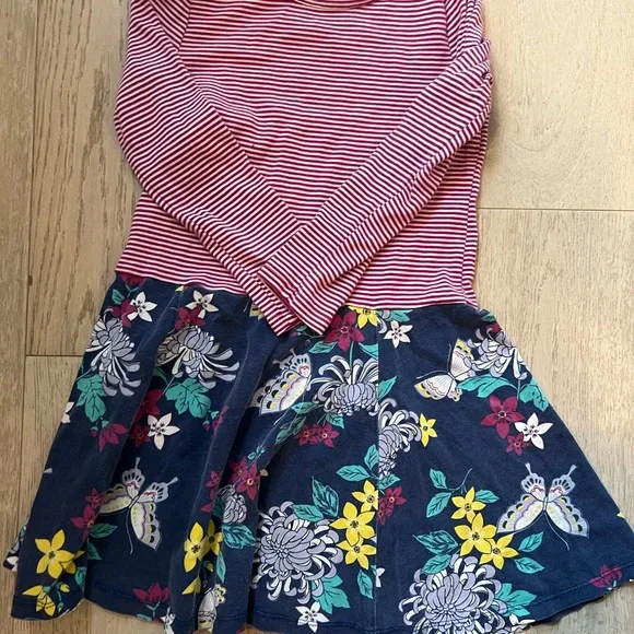 Tea Collection Bundle of SEVEN Girls Long Sleeve Dresses - Purple, Grey - Picture 3 of 9